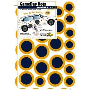  Game Day Dot Magnets   Blue & Gold 