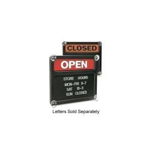  U.S. Stamp & Sign Open/Closed Letter Board Office 