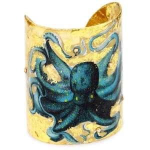  EVOCATEUR Oceana Octopus Cuff Bracelet Jewelry