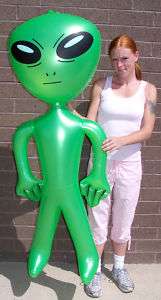 GIANT 63 INCH INFLATE ALIEN ufo space inflatable toy  