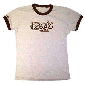  Azonic Womens Truth T Shirt   Large/Brown Automotive