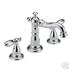 Delta Victorian Widespread Bathroom Faucet With Lever Handles 35955 