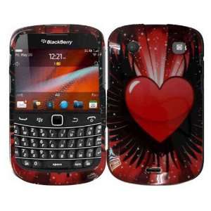  Wing Heart Hard Case Cover for Blackberry Bold 9900 9930 