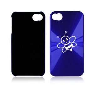   Blue A525 Aluminum Hard Back Case Cute Bumble Bee Cell Phones