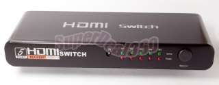 PORT HDMI SWITCH 1080 P HD TV METAL CASE HIGH QUALITY  