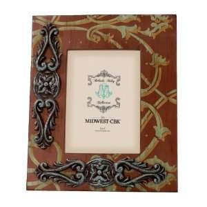  Pack of 2 Copper Filigree and Embossed Medallions Picture 