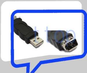 USB male to 1394 Female 6PIN Adapter IEEE Firewire 1394  