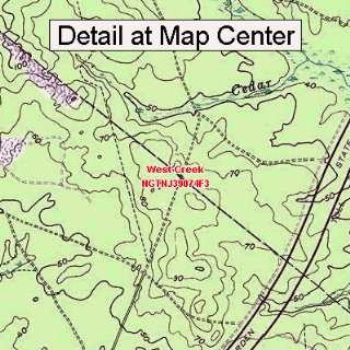  USGS Topographic Quadrangle Map   West Creek, New Jersey 