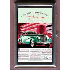  1938 CADILLAC VINTAGE AD Coin, Mint or Pill Box Made in 