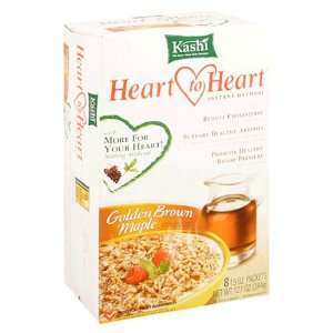 Kashi   Heart to Heart Instant Oatmeal   Golden Maple Brown   12.1 oz 