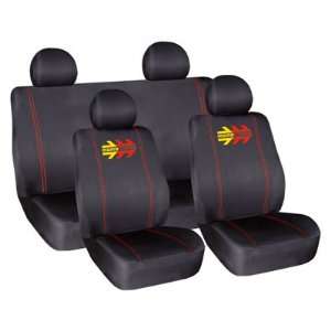 Momo Seat Covers   Black/Red
