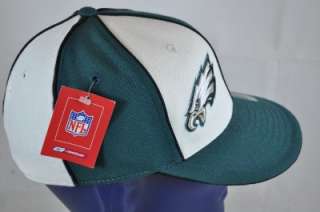 REEBOK GREEN WHITE PHILADELPHIA EAGLES & NFC LOGO FITTED CAP(HAT27) 7 