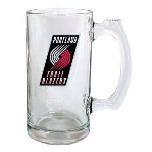   Trail Blazers Beer Mug 13oz Glass Sports Tankard