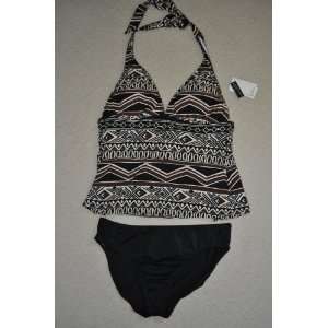 Leilani Swimsuit, Tankini, Size 10, Black Multi, New With Tags $94