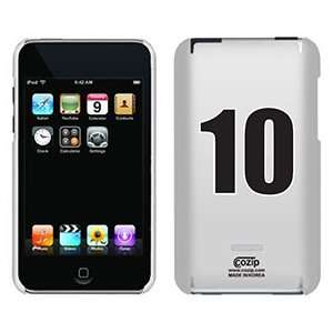  Number 10 on iPod Touch 2G 3G CoZip Case Electronics