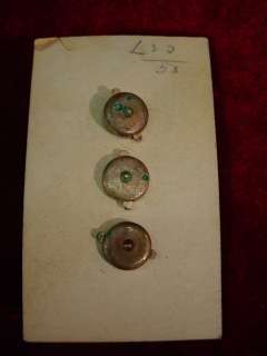 Antique 1879 Nov 11 Best SEPARABLE SHIRT Stud BUTTONS Mother of Pearl 
