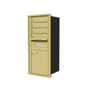   Horizontal Cluster Mailboxes in Gold Speck   Front