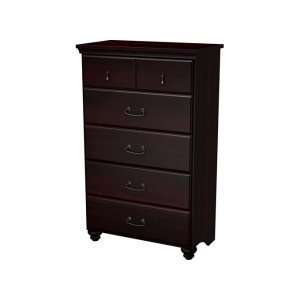 Noble Collection 5 Drawer Chest in Dark Mahogany Finish By South Shore 