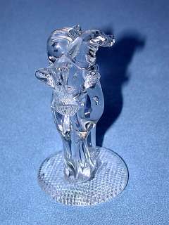 This auction is for a Beautiful Vintage Art Glass Crystal Ram.