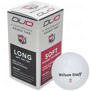  Wilson Staff Duo Golf Balls