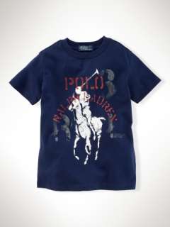 Big Pony Tee   Boys 2 7 Sweatshirts & Tees   RalphLauren
