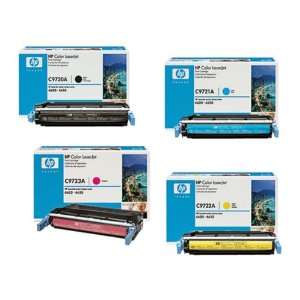  HP Color LaserJet 4650dtn Toner Cartridge Set (OEM) Black 