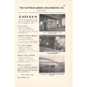 1948 Rathbun Jones Engineering Co Stationary and Marine Diesel Engines 