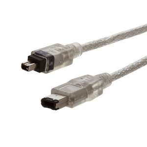   iLink DV Cable 6P 4P M/M   6ft (CLEAR)