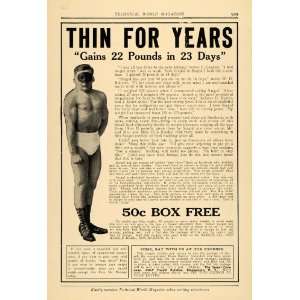   Sargol F Gagnon Body Builder Man   Original Print Ad