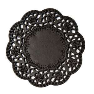  Jansen + Co, Coaster Cakelace set of 4   black Kitchen 