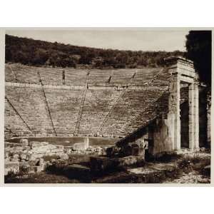  1928 Epidaurus Epidauros Theatre Amphitheater Greece 