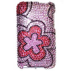  New Red with Pink Daisy Flower Montage Sparkling 