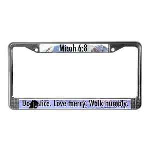  Micah 68 Borg License Plate Frame by  Sports 