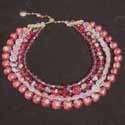 Vintage Signed Alice Caviness Bib Necklace c1950 60  