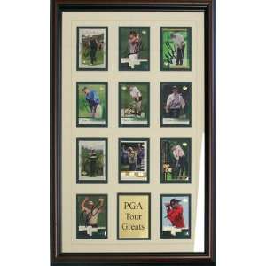  PGA Tour Greats Autographed Framed Card Set Sports 