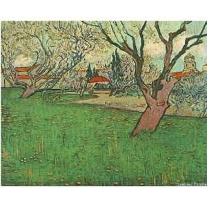  View of Arles with Trees in Blossom