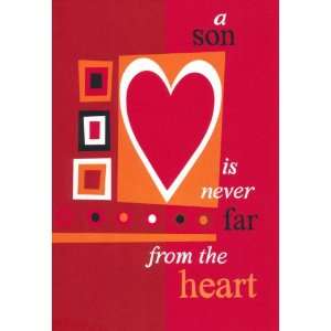  Valentines Day Greeting Card for Son   Never Far From The 