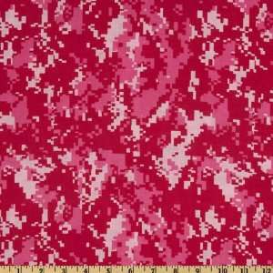  44 Wide Digital Camo Pink Fabric By The Yard Arts 