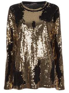 Balmain Sequin Top   Irina Kha   farfetch 