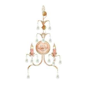  Crystorama 4902 CM Tropical Champagne Wall Sconce Athena 