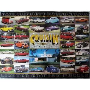  Cruisin Classics Puzzle 505 Pieces 37 Classic Cars 