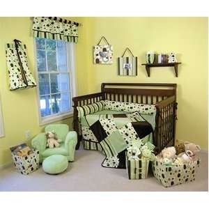  Trend Lab 9 piece Giggles Nursery Baby Bedding Baby