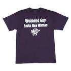 MCM New Grounded Guy Seeks Nice Woman Humorous T Shirt Size 3XL 50/50 