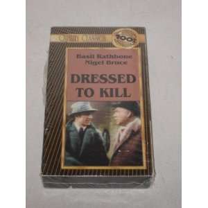 Dressed To Kill ~ Basil Rathbone & Nigel Bruce ~ Quality Classics VHS 