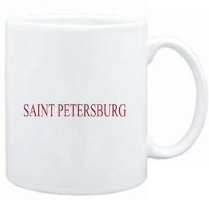  Mug White  Saint Petersburg  Usa Cities Sports 
