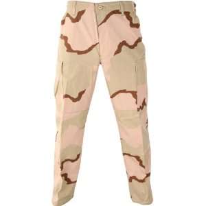  BDU Pants Tri Color Desert Camouflage; Size X Large 