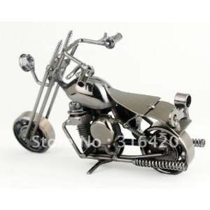  cool dazzle simulation iron motorcycle models in silver 