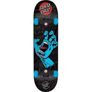   Black n Blue Complete Skateboard   7.6 