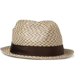  Accessories  Hats  Fedora and trilby  Straw Trilby 