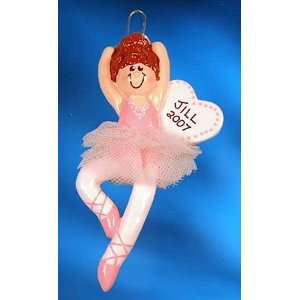   Personalized Ballerina Ornament by Ornaments with Love